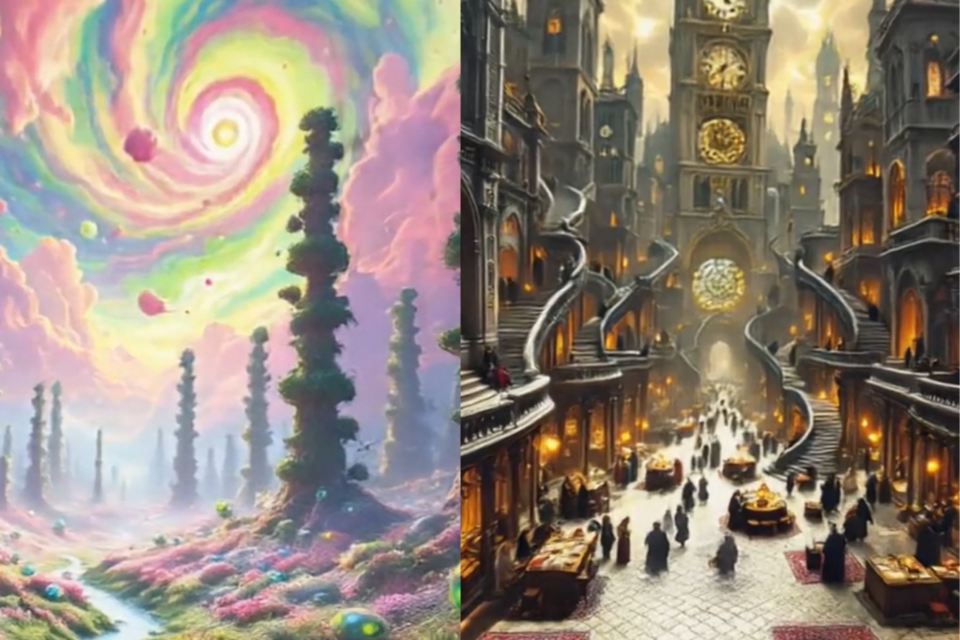 월드랩스의 AI 기술로 제작한 3D 그래픽. (사진=월드랩스)