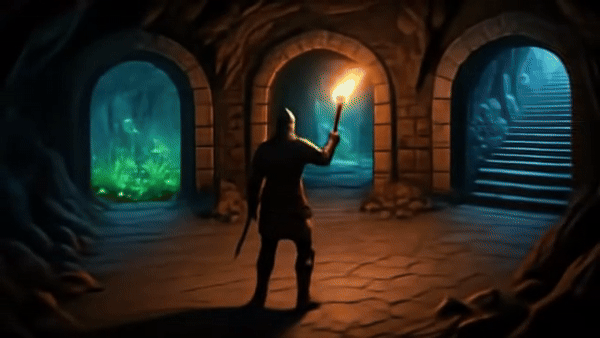 지니 2가 이미지를 기반으로 생성한 3D 월드. (그래픽=구글 딥마인드)