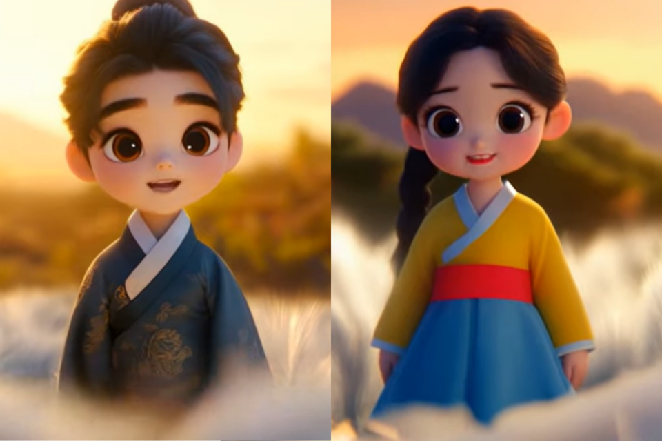 금마왕자와 월출산 낭자. (사진=영암군)