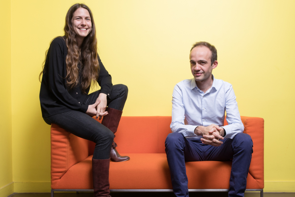 엠마누엘 마르티아노 최고운영책임자와 막시밀리앙 레베스크 아케미아 최고경영자. (사진=아케미아)