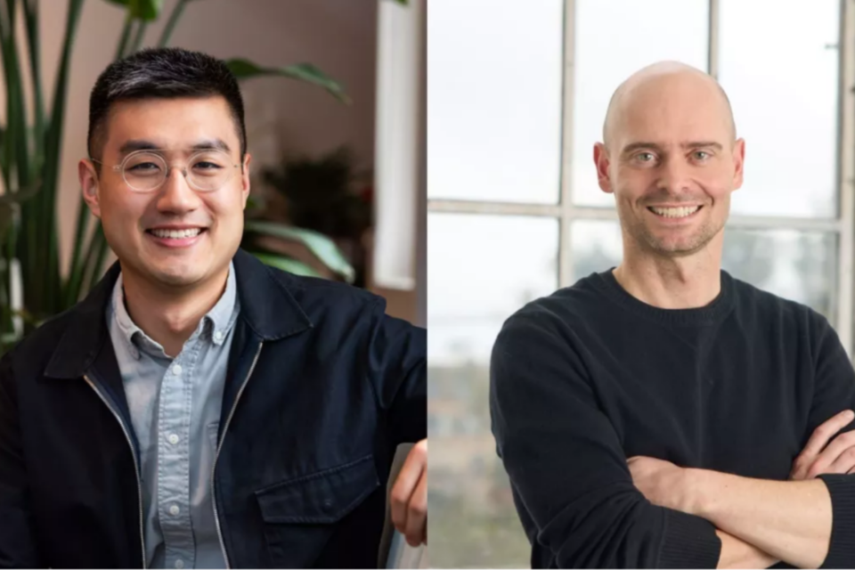 데이비드 루안 아마존 AGI SF 연구소장(왼쪽)과 피터 아빌 아마존 로봇공학 총괄. (사진=아마존)