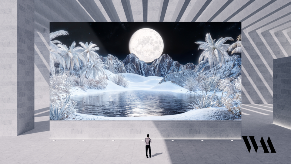 커즈가 ‘CES 2025’에 참가해 AI 기반 프리미엄 미디어아트 플랫폼 ‘WAA’를 공개한다. (사진=커즈)