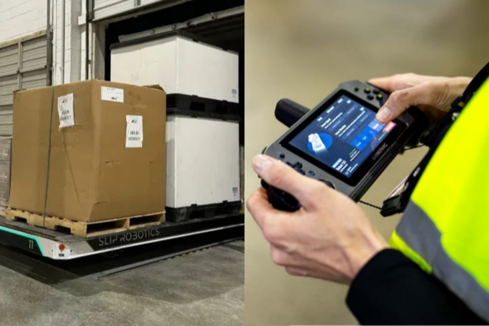 슬립 로보틱스가 개발한 적재 로봇 '슬립봇'. (사진=슬립 로보틱스)