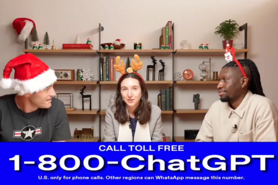 오픈AI가 전화, 문자 메시지를 통해 챗GPT를 제공한다. (사진=오픈AI)