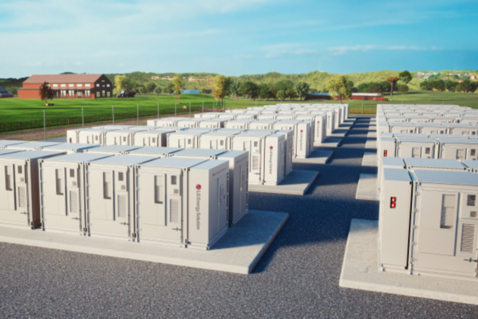 LG에너지솔루션 전력망용 ESS 배터리 컨테이너. (사진=LG에너지솔루션)