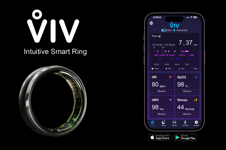 스마트링 ‘비브링(VIV™ Ring)’. (사진=비브헬스)
