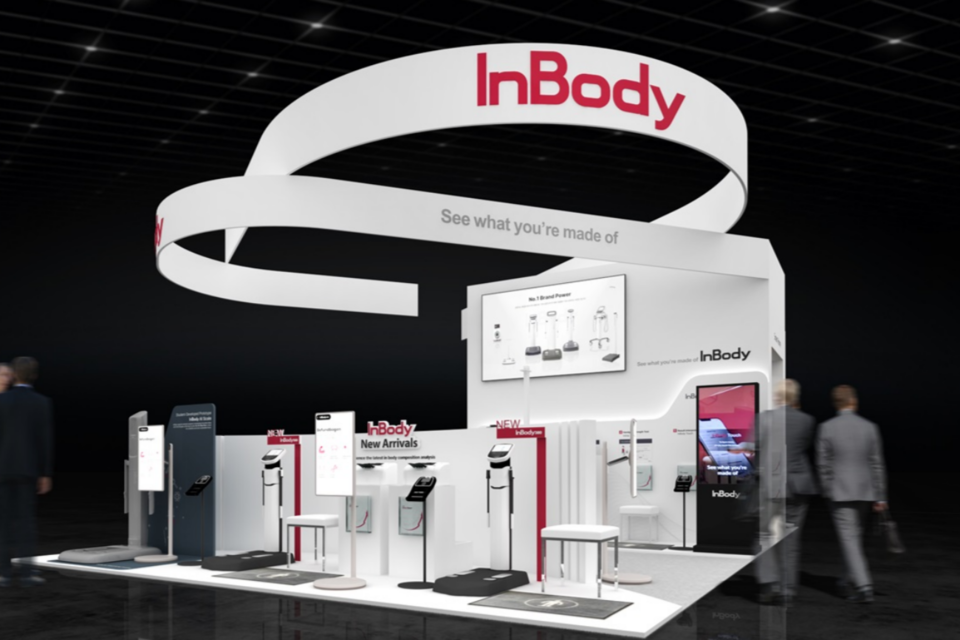 CES 2025 코르트 부스. (사진=인바디)