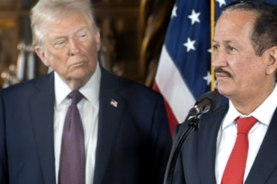 트럼프 대통령 당선인과 후세인 사지와니 회장. (사진=hussainsajwani)