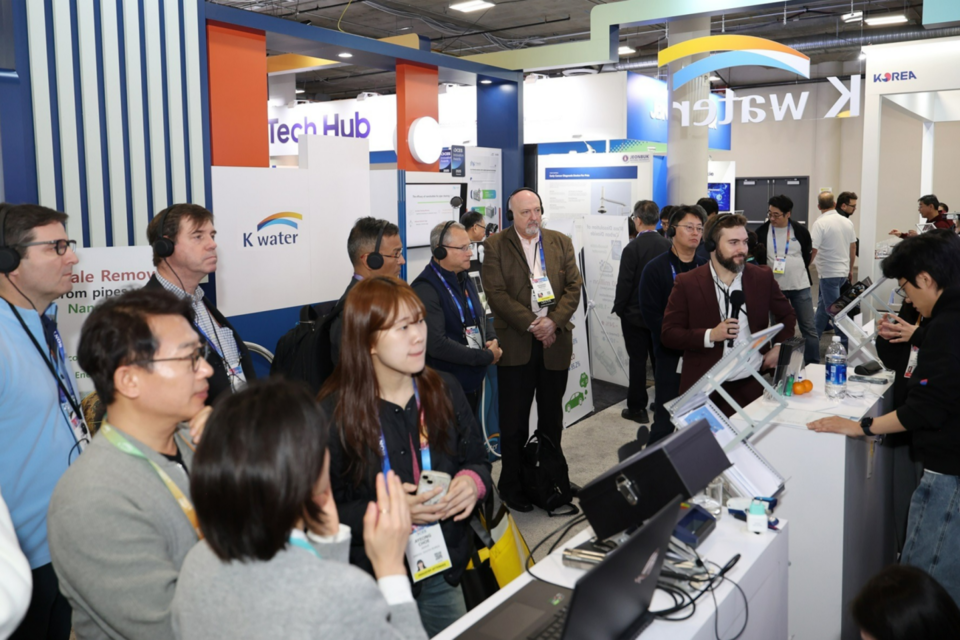 CES 2025 K-water관 현장. (사진=한국수자원공사)