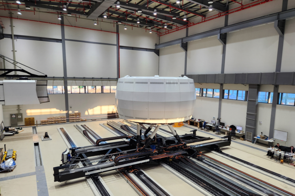 대형 드라이빙 시뮬레이터. (사진=광주광역시)