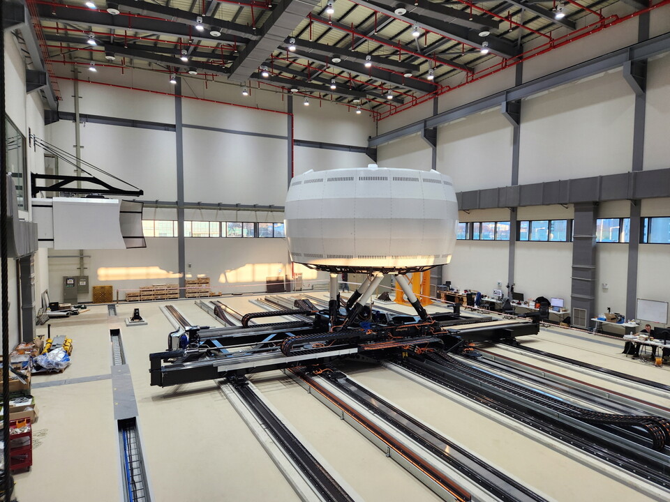 대형 드라이빙 시뮬레이터. (사진=광주광역시)