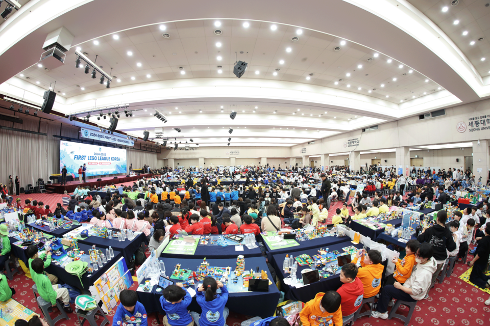 2024-2025 퍼스트 레고 리그 한국대회 대회장 전경. (사진=사단법인 상상)