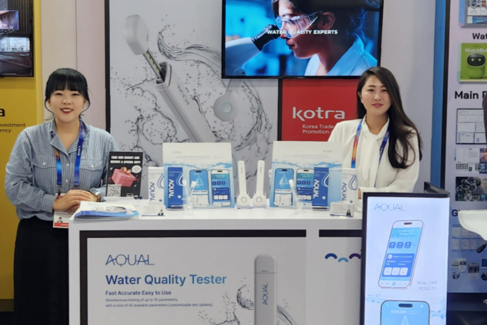 CES 2025에 참가한 리바이오(LEEBIO) 부스 전경. (사진=리바이오)