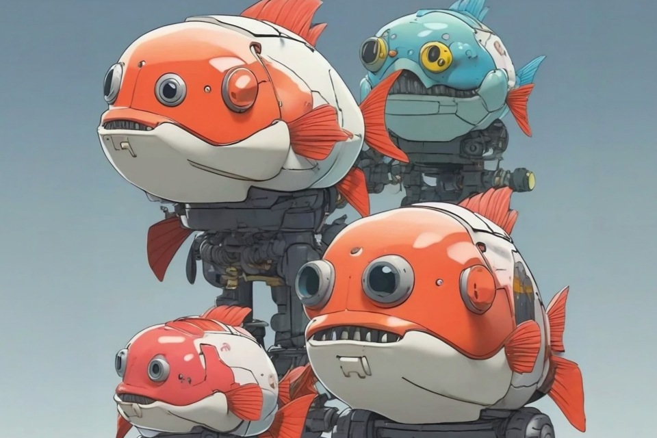 사카나 AI의 모델이 그린 이미지. (사진=사카나 AI)