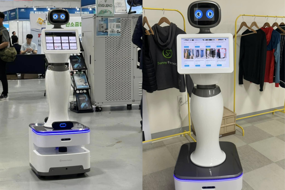 써니팩토리가 개발한 AI 무인 로봇. (사진=써니팩토리)