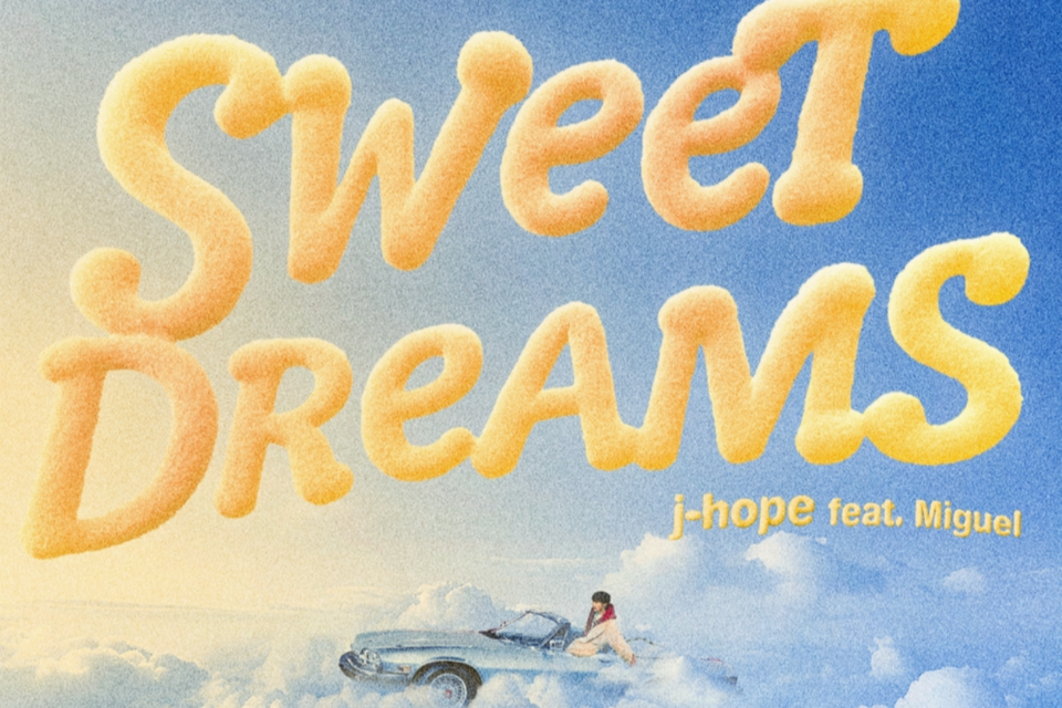 ﻿제이홉의 디지털 싱글 ‘Sweet Dreams(feat. Miguel)’의 앨범 커버. (사진=틱톡코리아)