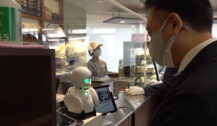 아바타 로봇이 주문을 받고 있다. (사진=Ory Laboratory)
