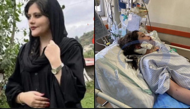 2022년 히잡을 제대로 착용하지 않았다는 이유로 도덕경찰에 끌려간 뒤 의문사한 마흐사 아미니. (사진=X)