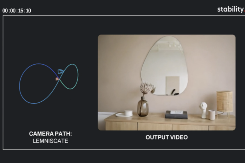 스테이블 버추얼 카메라. (사진=스태빌리티 AI)