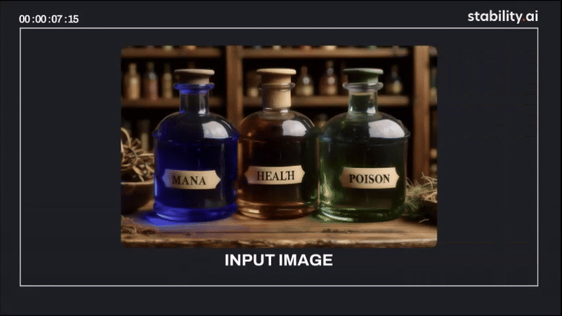 스테이블 버추얼 카메라로 제작한 영상. (그래픽=스태빌리티 AI)