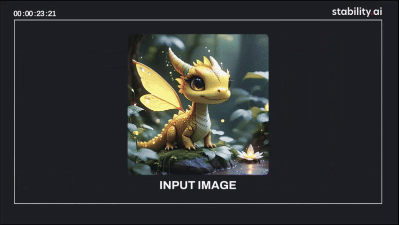 스테이블 버추얼 카메라로 제작한 영상. (그래픽=스태빌리티 AI)