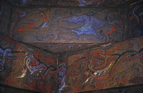 2025 오룡아트홀 제2회 전시 ‘고구려’ 지안 고분5회묘 벽화(1996). (사진=지스트)