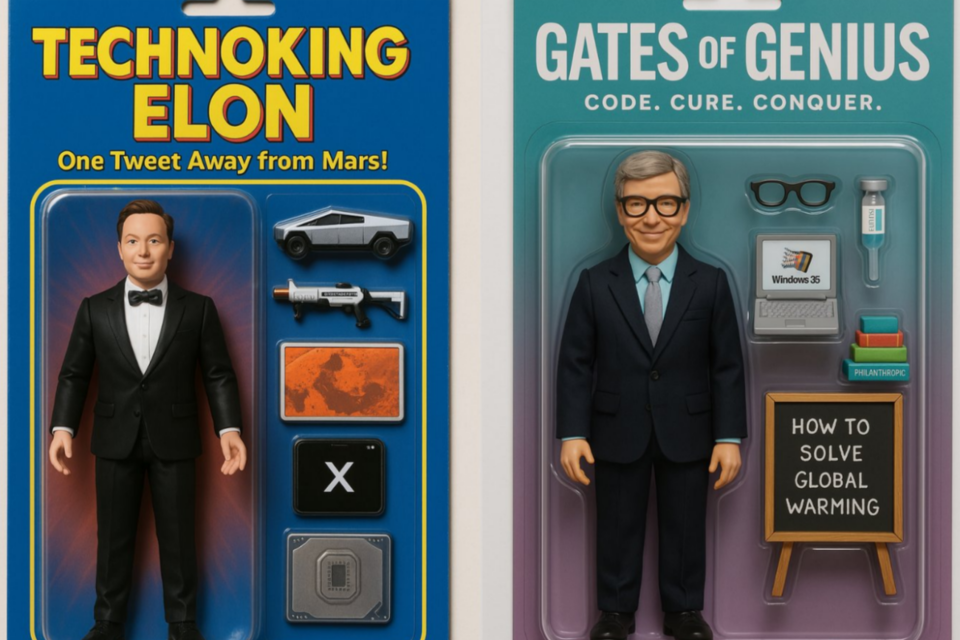 AI 도구로 제작한 '바비 박스' 스타일 이미지. (사진=X)