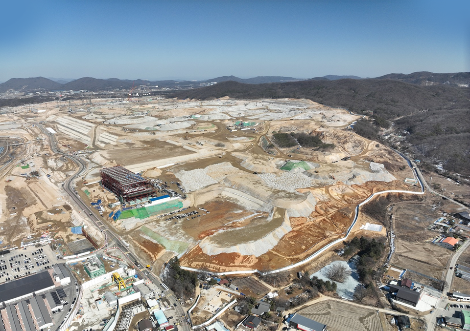 SK하이닉스 용인 반도체 클러스터 건설 현장. (사진=SK하이닉스)