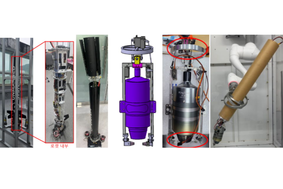 실내 로켓 호버링 실험. (사진=언맨드시스템)