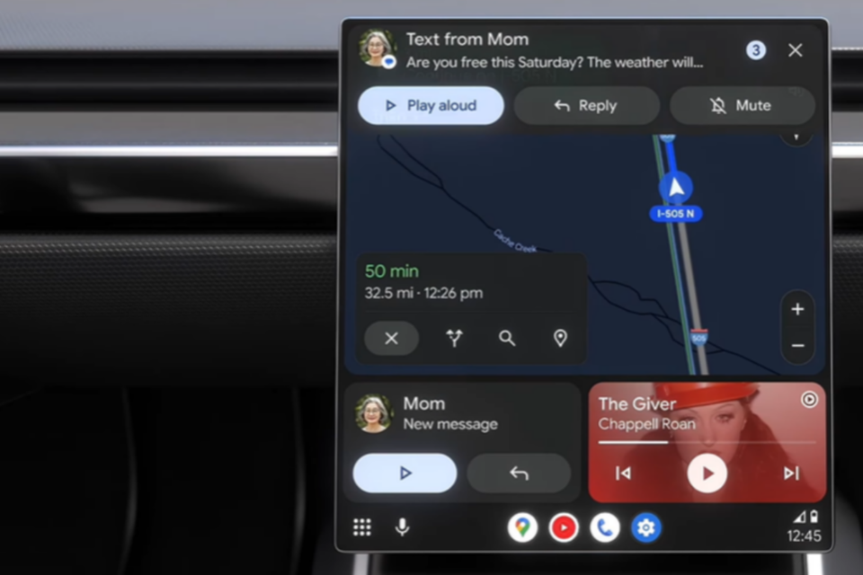 차량에 도입된 제미나이. (사진=구글)
