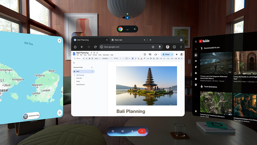 XR 기기에 도입되는 제미나이. (사진=구글)