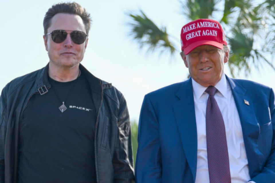 일론 머스크 테슬라 CEO와 도널드 트럼프 미국 대통령. (사진=X)