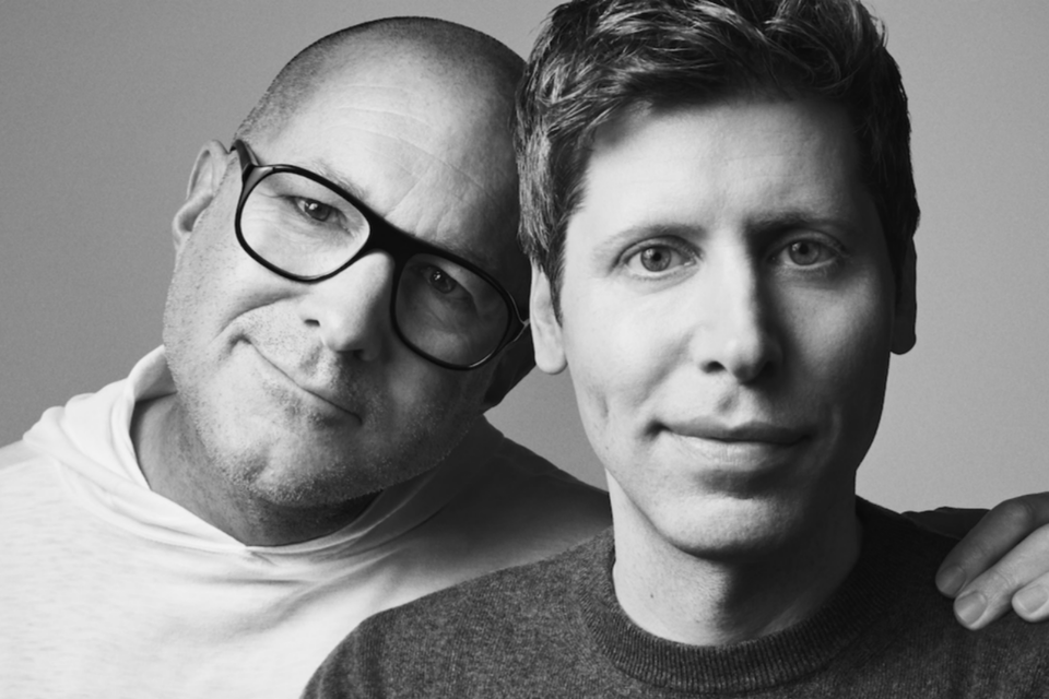 조니 아이브와 샘 알트만 CEO. (사진=오픈AI)