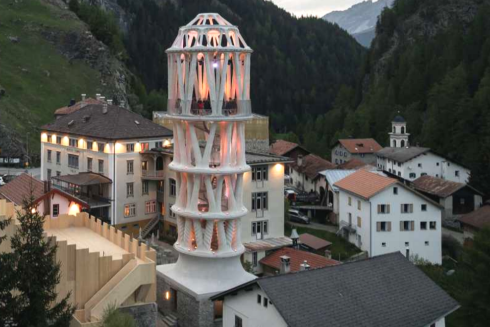 세계에서 가장 높은 3D 프린팅 건축물. (사진=스위스 취리히연방공대)