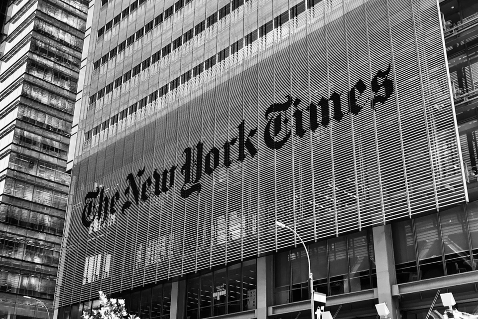 뉴욕타임스 전경. (사진=언스플래시)
