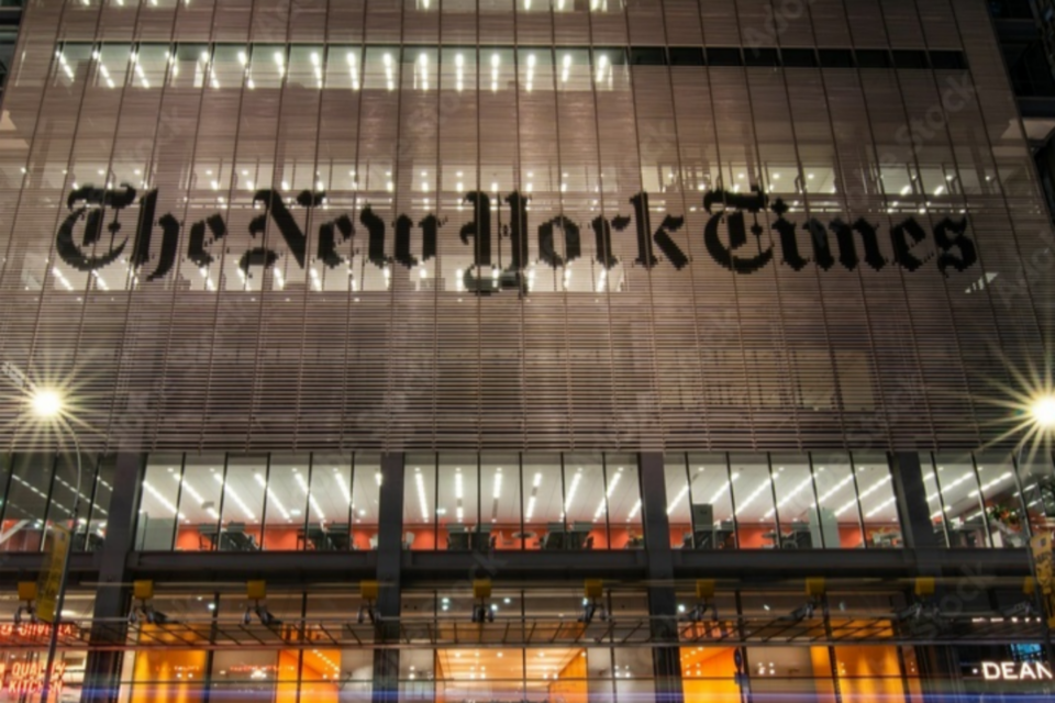 뉴욕타임스 전경. (사진=어도비 스톡)