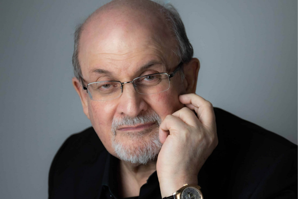 영국 작가 살만 루슈디. (사진=내셔널 북 파운데이션)