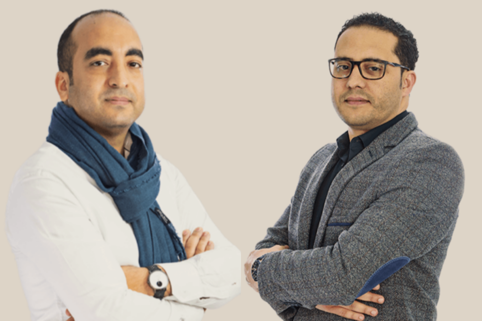 AI 스타트업 썬더 코드를 설립한 카림 주이니와 지헤드 오트마니. (사진=썬더 코드)