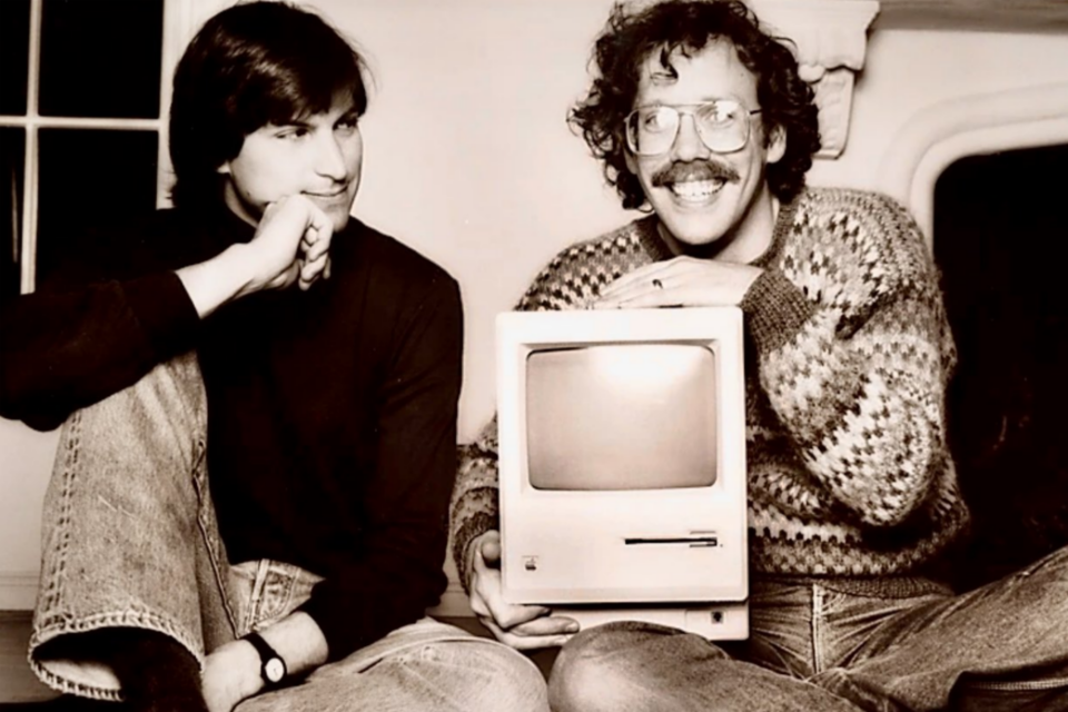 스티브 잡스와 빌 앳킨슨. (사진=스티브 자렛 X)