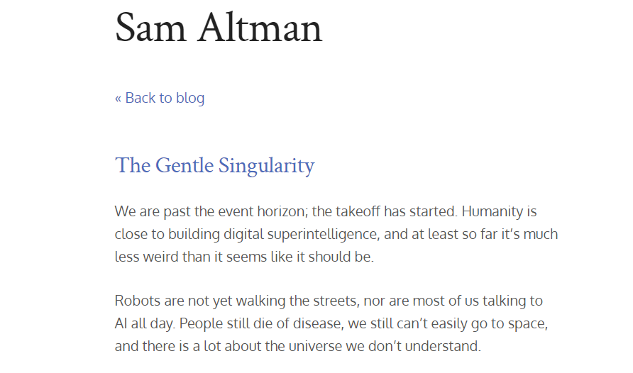 (사진=샘 알트만 블로그)