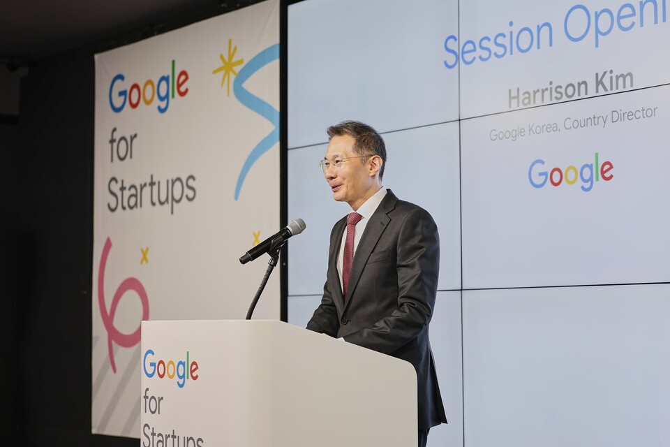 환영사를 전하고 있는 김경훈 구글코리아 사장. (사진=구글코리아)