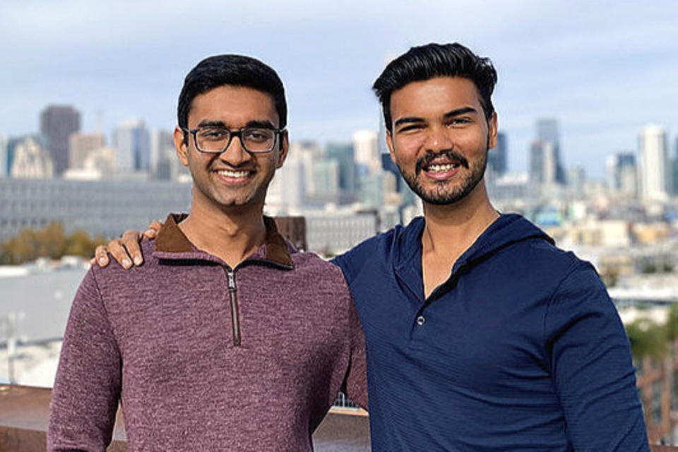 사하즈 가르그 최고기술책임자(CTO)와 타나이 코타리 최고경영자(CEO). (사진=위스퍼)