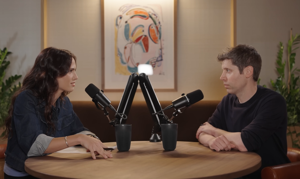 샘 알트만 오픈AI CEO. (사진=유튜브 Cleo Abram)