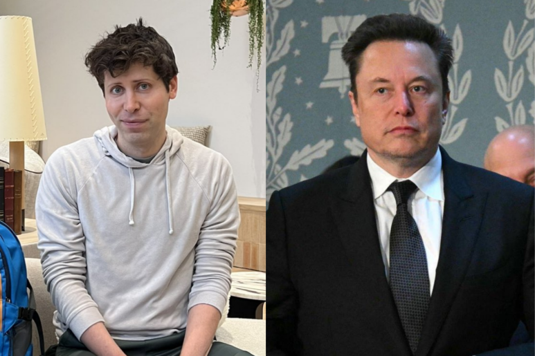 샘 알트만 오픈AI CEO(왼쪽)과 일론 머스크 테슬라 CEO. (사진=샘 알트만, 일론 머스크 X)