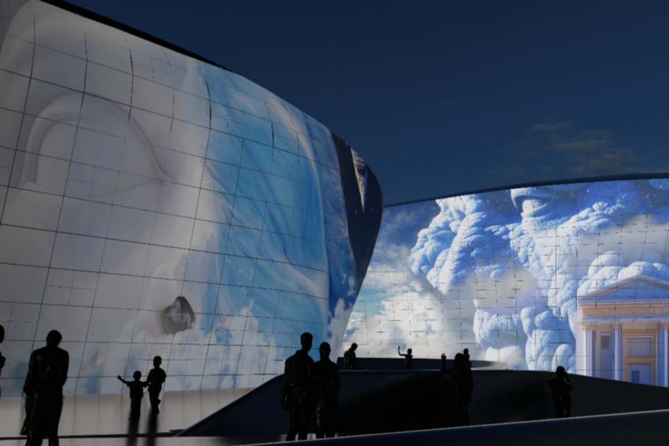 OpenAI의 지원을 받은 아티스트 최세훈의 The Valley and the Light. (사진=서울디자인재단)