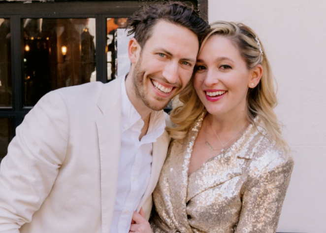 브라이드메이드 포 하이어를 설립한 젠 글랜츠와 그녀의 남편. (사진=브라이드메이드 포 하이어)