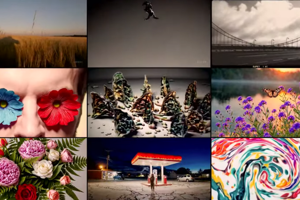 오픈AI의 영상 생성 모델 '소라'로 제작한 영상 갈무리. (사진=오픈AI)