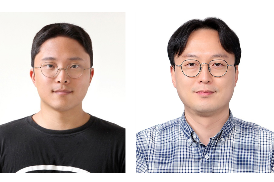 왼쪽부터 GIST AI융합학과 박사과정 김광빈 학생, 김승준 교수. (사진=지스트)