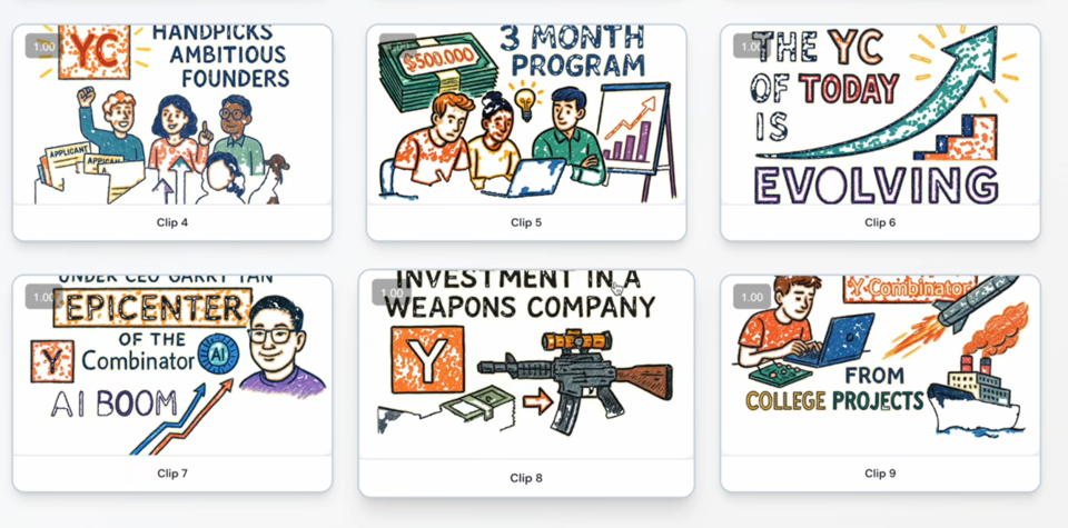 골포의 AI 모델이 생성한 AI 영상 갈무리. (사진=골포)