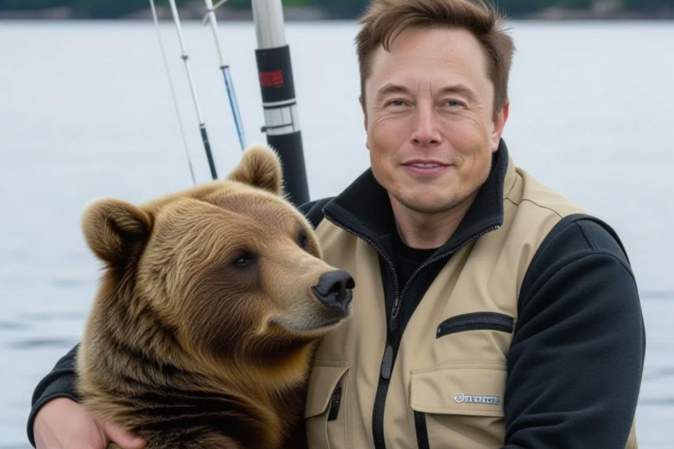 일론 머스크 테슬라 CEO가 자신의 X에 게시한 AI 이미지. (사진=X)